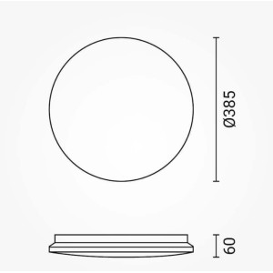 LED griestu gaismeklis Optonica DL24-B1 24W AC 220-240V IP20 | Elektriķis