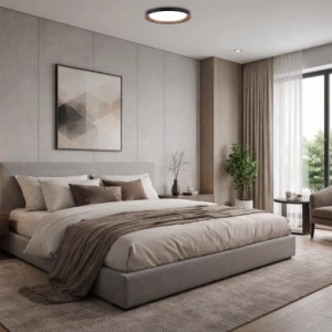 LED griestu gaismeklis, 54W, ar tavadību, IP20, 485x80mm