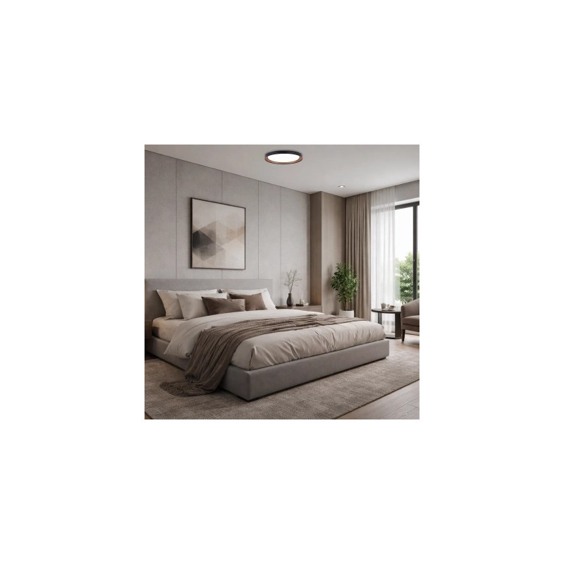 LED griestu gaismeklis, 54W, ar tavadību, IP20, 485x80mm
