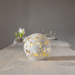 LED dekorācija Star Trading Merry X-mas 4,5V 8LED taimeris | Elektriķis