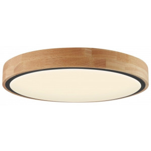 LED griestu gaismeklis 60W CCT melns/koksne 510x85 mm | Elektriķis