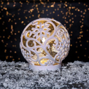 LED dekorācija Star Trading Decoration Frost ar taimeri 4,5 V | Elektriķis
