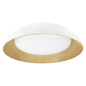 LED griestu gaismeklis 24W IP20 510x115 mm balts/koka | Elektriķis