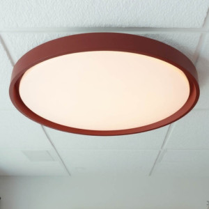 LED griestu gaismeklis 36W, balts/sarkans velvets, IP20 | Elektriķis