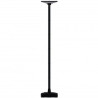 LED saules dārza gaismeklis, melna, 2.5m stabs, ūdens tvertne, ar tālvadību, CCT