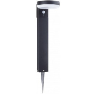 LED dārza apgaismojums ar saules bateriju 6W PIR sensors IP44 | Elektriķis