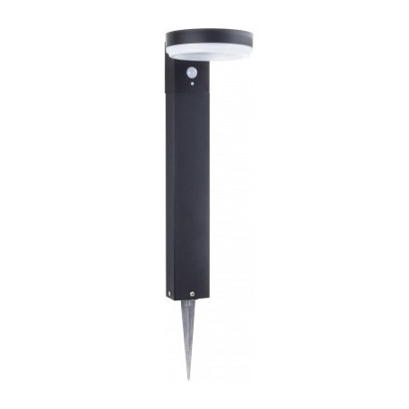 LED dārza apgaismojums ar saules bateriju 6W PIR sensors IP44 | Elektriķis