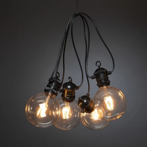 LED āra virtene pagarinājums Konstsmide Amber Add on Set 9.15m | Elektriķis
