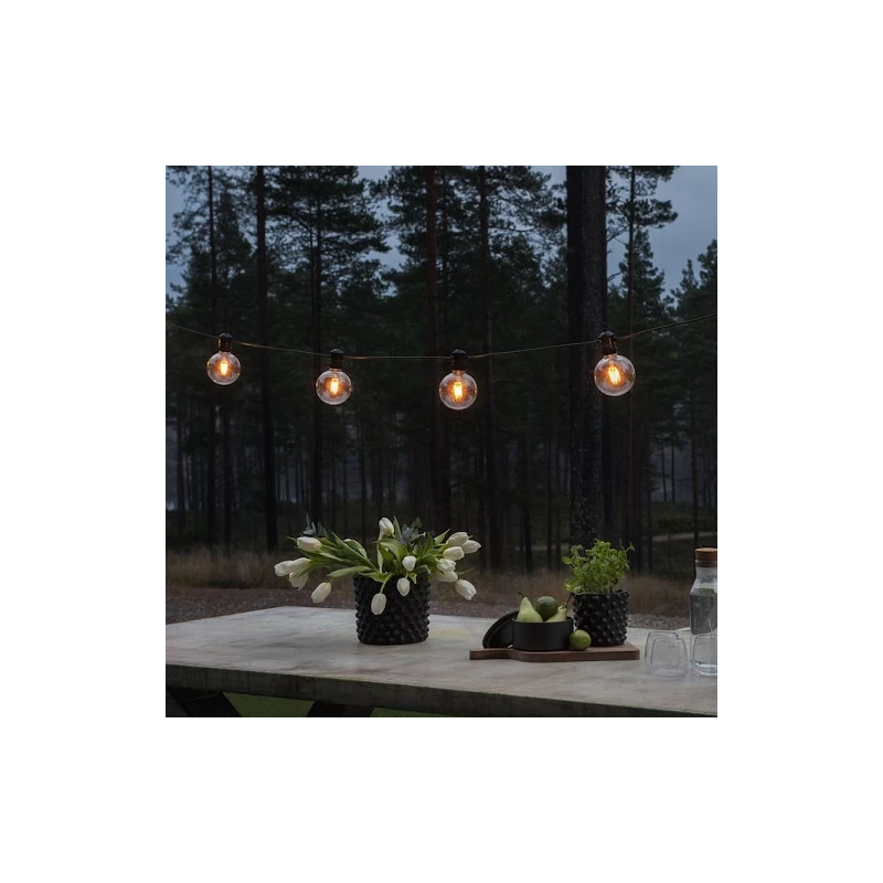 LED āra dārza virtene Konstsmide Amber Start Set 9.15m | Elektriķis