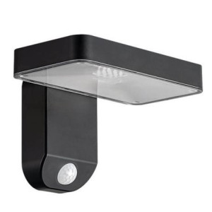 LED sienas lampa ar saules bateriju 9W IP44 180x120 mm | Elektriķis