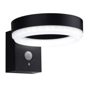 LED sienas lampa ar saules bateriju 6W PIR sensors IP44 | Elektriķis