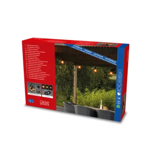 LED āra virtene Konstsmide Smoky Amber 4.5m 10LED | Elektriķis