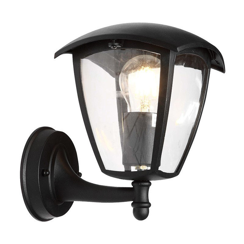 LED sienas gaismeklis Optonica GD1-A1 60W IP44 matēts melns | Elektriķis