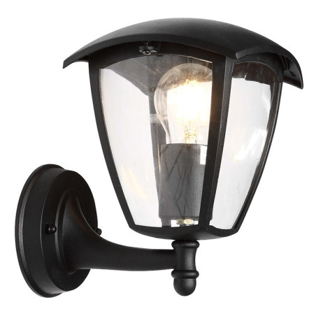 LED sienas gaismeklis Optonica GD1-A1 60W IP44 matēts melns | Elektriķis