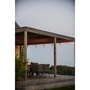 LED āra virtene Konstsmide Smoky Amber 4.5m 10LED | Elektriķis