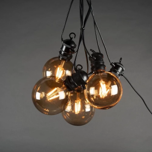 LED āra virtene Konstsmide Smoky Amber 4.5m 10LED | Elektriķis