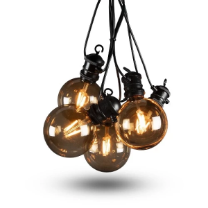 LED āra virtene Konstsmide Smoky Amber 4.5m 10LED | Elektriķis
