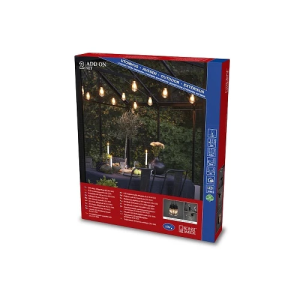 LED āra virtene Konstsmide Amber Add on Set 9.15m IP44 | Elektriķis