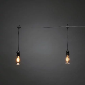 LED āra virtene Konstsmide Amber Add on Set 9.15m IP44 | Elektriķis