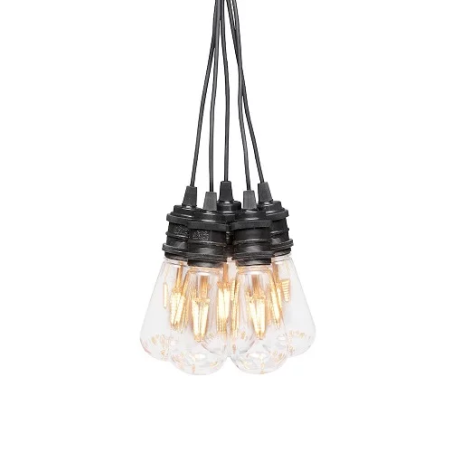 LED āra virtene Konstsmide Amber Add on Set 9.15m IP44 | Elektriķis