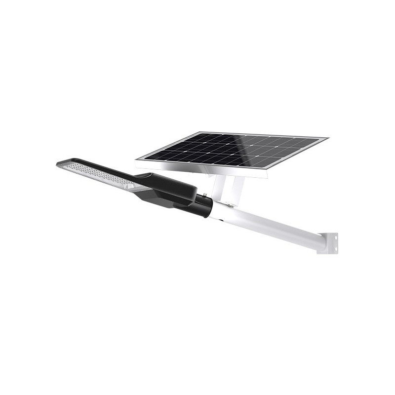 LED ielu gaismeklis 30W IP65 ar saules baterijām | Elektriķis