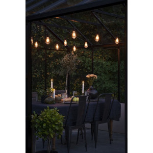 LED āra dārza virtene Konstsmide Amber Start Set 9.15m IP44 | Elektriķis