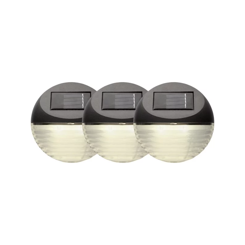 Solārie gaismekļi Fency 3gab, 6 LED, IP44, 11cm | Elektriķis