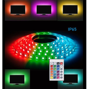 LED Lentas Komplekts RGB 14,4W/m 5m IP65 | Elektriķis