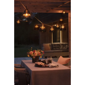 LED āra dārza virtene Konstsmide Amber Start Set 9.15m IP44 | Elektriķis