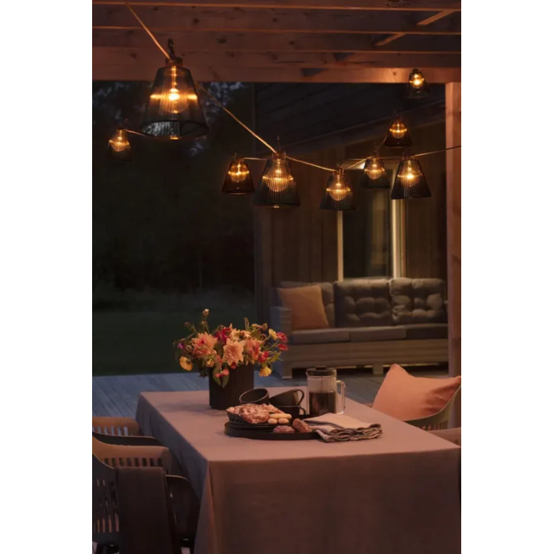 LED āra dārza virtene Konstsmide Amber Start Set 9.15m IP44 | Elektriķis