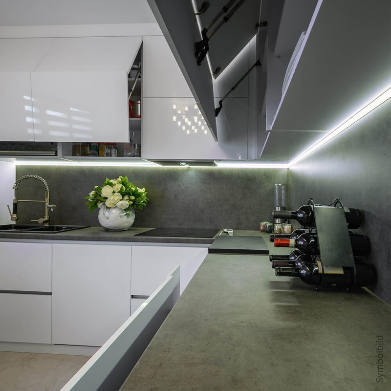 LED S-lentes gaismeklis MO2835-A2 7.2W/m 12V IP20 | Elektriķis
