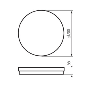 Griestu LED gaismeklis Kanlux BENO ECO 20W IP65 | Elektriķis