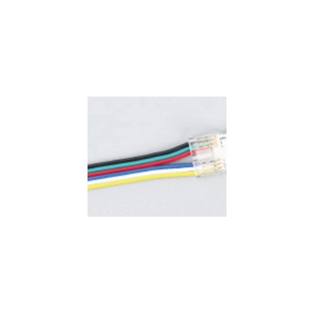 Savienotājs ar vienu vadu 10mm COB RGB LED lentei Optonica OT1-А1 | Elektriķis