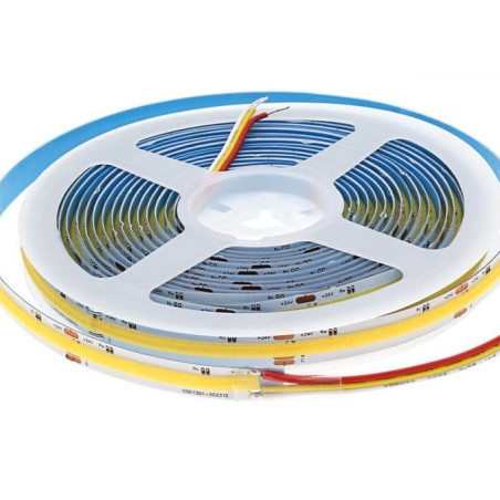 LED lente 16W/m 24V 650Lm/m silta/balta | Elektriķis