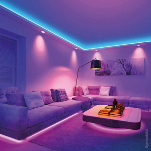 LED lentes gaismeklis Optonica ST5050-A1 14.4W/m 24V RGB | Elektriķis