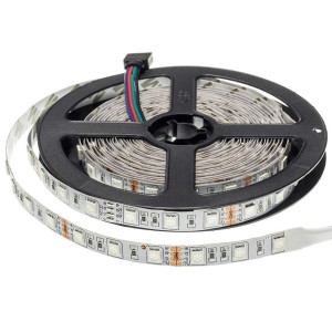 LED lentes gaismeklis Optonica ST5050-A1 14.4W/m 24V RGB | Elektriķis
