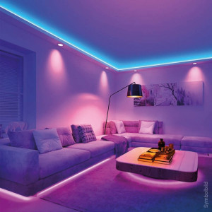 LED lente 14.4W/m 1000Lm/m 12V Pro RGBW IP20 | Elektriķis