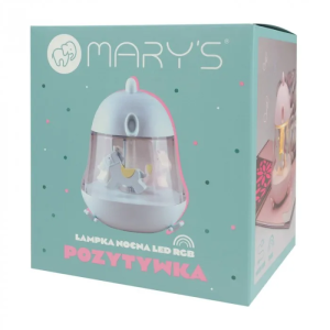 LED nakts lampa MARYS MUSIC BOX RGB zils | Elektriķis