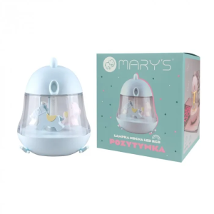LED nakts lampa MARYS MUSIC BOX RGB zils | Elektriķis