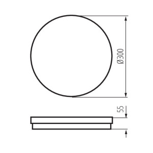 Griestu LED gaismeklis Kanlux BENO ECO 12W IP65 | Elektriķis