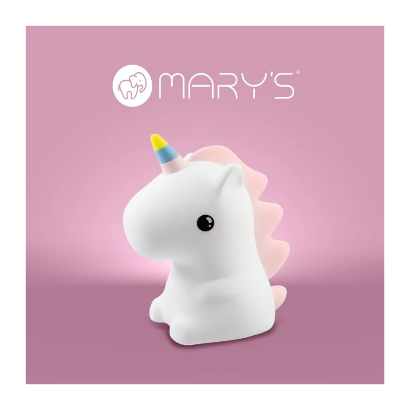 LED nakts lampa MARYS RGB VIENRADZIS ar USB uzlādi | Elektriķis