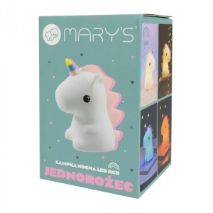 LED nakts lampa MARYS RGB VIENRADZIS ar USB uzlādi | Elektriķis