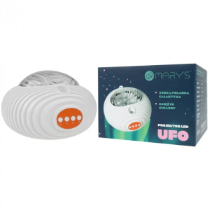 RGBW LED projekcijas prožektors MARYS UFO GALAXY ar tālvadības pulti | Elektriķis