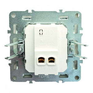 Slēdzis BORA 1 taustiņš krēmkrāsas IP20 | Elektriķis