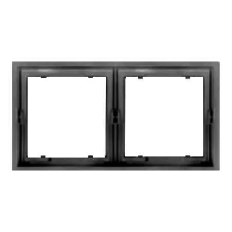 Frame BORA 2-seater black, IP20