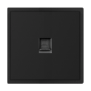Datora kontaktligzda BORA melna RJ45 IP20 | Elektriķis