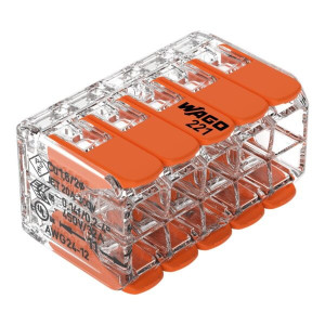Vadu savienotājs 10x0.2-4mm² 32A 450V caurspīdīgs | Elektriķis