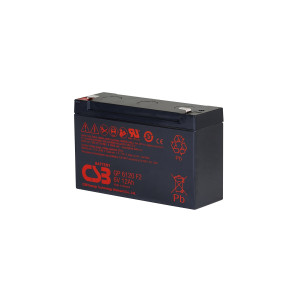 Akumulators 6V 12Ah CSB GP 6120 F2 AGM | Elektriķis