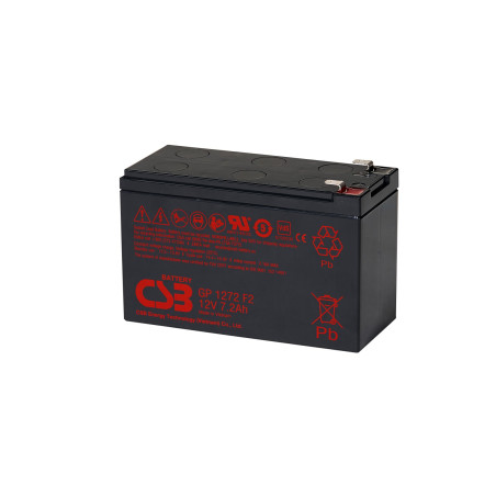 Akumulators 12V 7.2Ah CSB GP 1272 AGM spailes F2 | Elektriķis