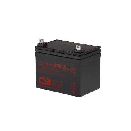 Akumulators 12V 34Ah CSB Battery GP 12340 AGM | Elektriķis